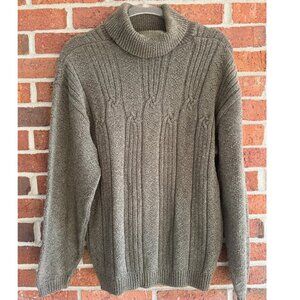 Vintage Northern Reflections Parkhurst Knit Sweater Turtleneck Made in Canada M